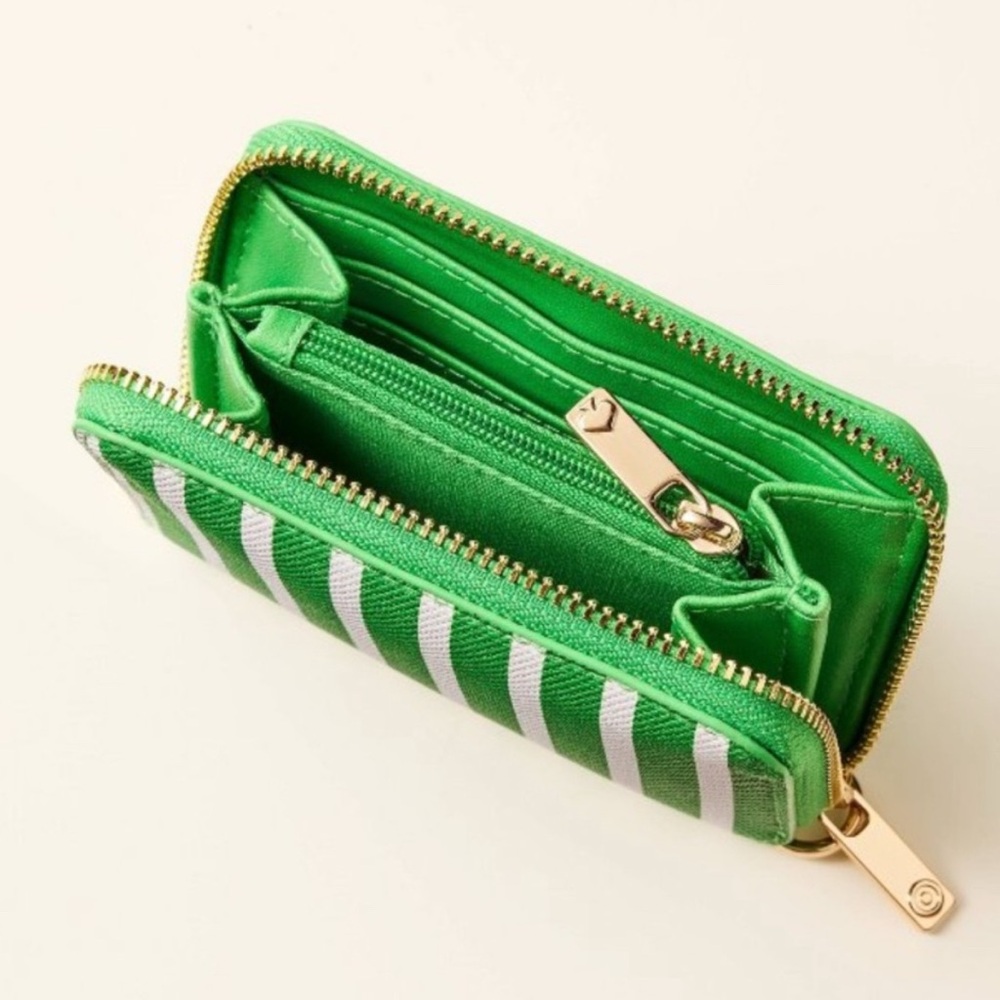 New Kate Spade x Target Stripe Mini Crossbody Bag w Coin Pouch & AirPod case - Picture 2 of 4